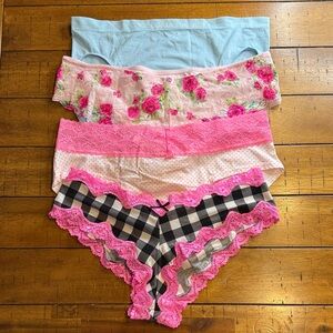 Victoria’s Secret Used Panties Large Set of 4